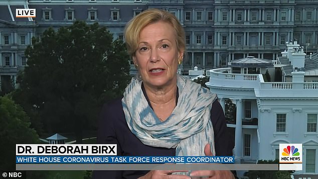 Despite soaring cases and deaths across the US, White House coronavirus response coordinator Dr Deborah Birx insisted the worst of the crisis could be over for the hard-hit southern and western states