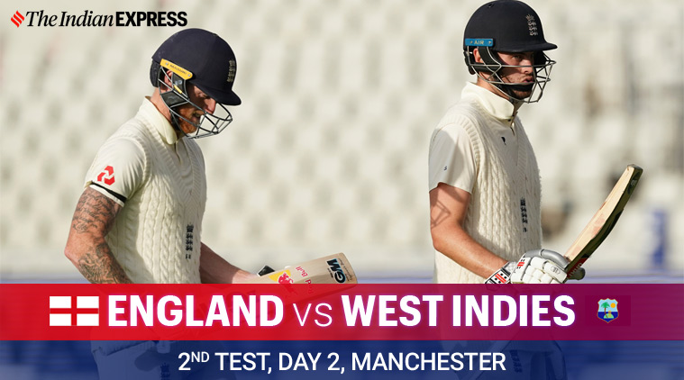 england vs west indies, eng vs wi, eng vs wi day 2, eng vs wi live score
