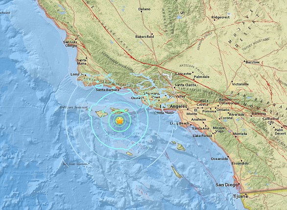 At 10:30 a.m. Thursday, a magnitude 5.3 earthquake shook the Channel Islands off the coast of Southern California.