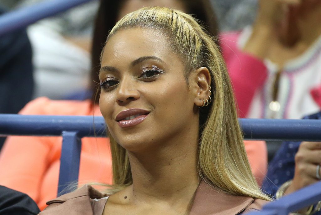 Beyonc at a sports event