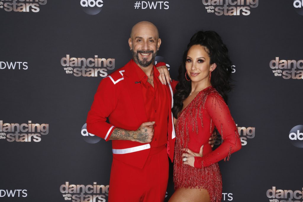 AJ McLean and Sheryl Burke on 'Dancing with the Stars'