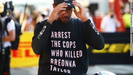 Lewis Hamilton did not stop & # 39;  Her fight against racism is out of FIA's investigation of Brevana Taylor T-shirt