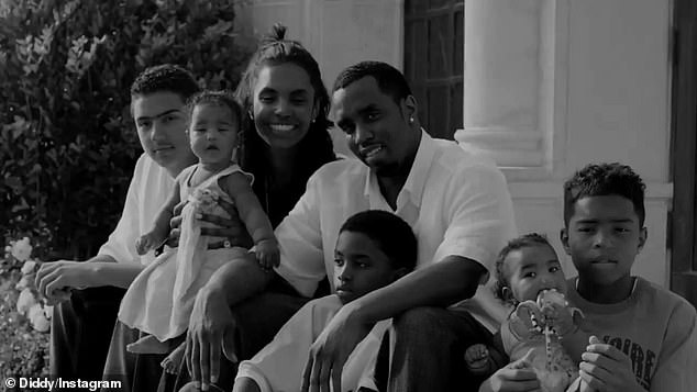 Memories: The clip included family shots two years after Porter's tragic passing