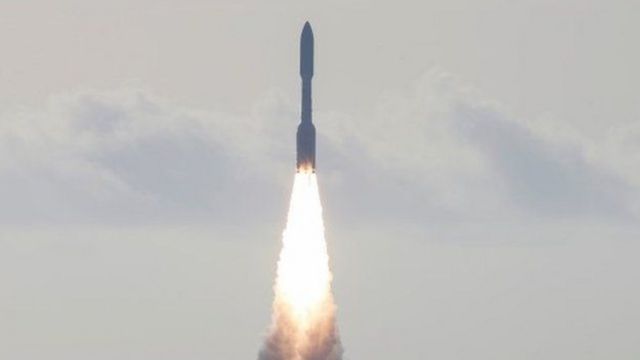 With rocket, the rocket left Earth towards Mars in July 2020