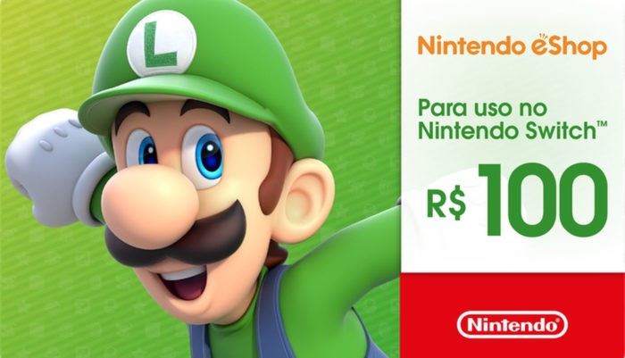 Gift Card with R $ 100 for eShop (Image: Promotions / Nintendo)