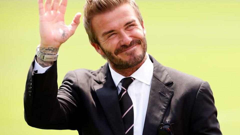 Beckham is one of the club's owners.  Los Angeles Galaxy vs Inter Miami CF |  Cliff Hawkins / Getty Images