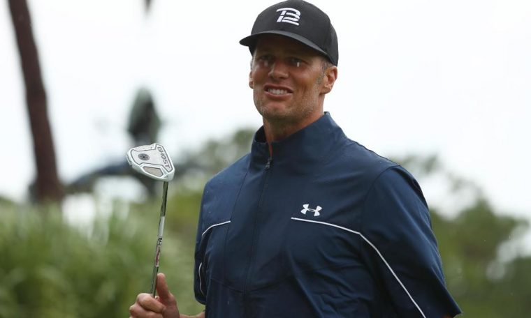 Tom Brady shows he's human as Tiger Woods backs up trash talk at 'Champions for Charity' golf match