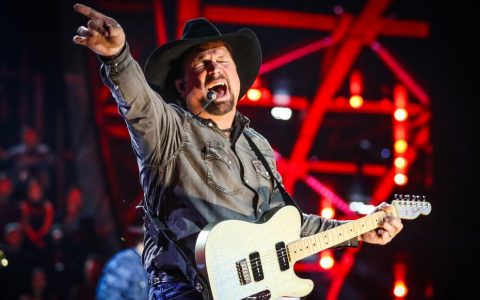 Garth Brooks is hitting the road this for a drive-in concert series