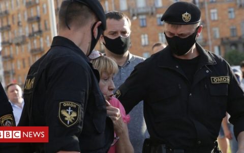 Belarus opposition protests end in arrests