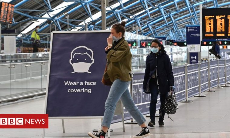 Coronavirus: Face coverings compulsory on public transport in England