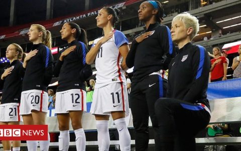 George Floyd: US Soccer overturns ban on players kneeling
