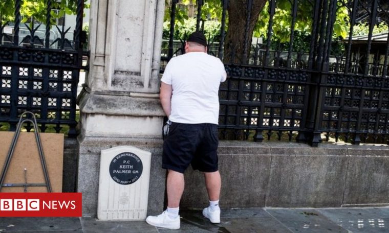 Man jailed for urinating at PC Keith Palmer memorial during protest