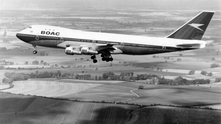 A 747 flown when BA was known as BOAC
