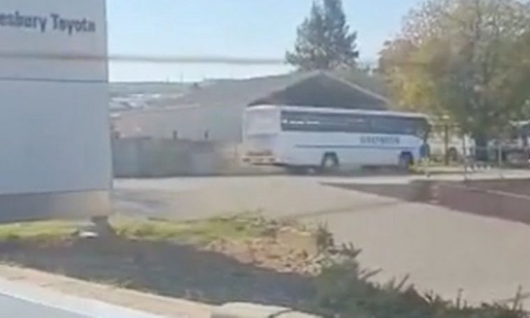 Dozens of prisoners filmed escaping from jail before truck is hijacked - World News