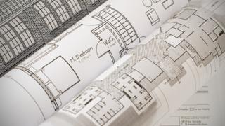 Example of blueprints for planning applications