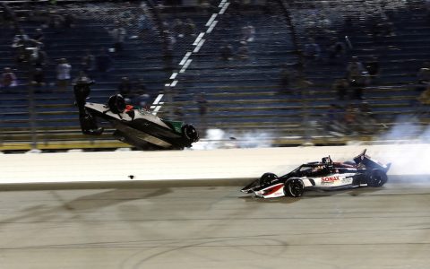 IndyCar’s aeroscreen passes its first real test at Iowa