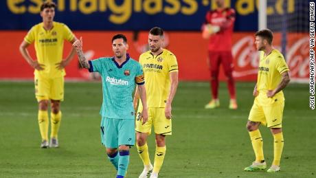 Lionel Messi helped Barcelona beat Villarreal on Sunday.