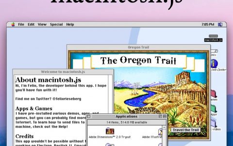 Mac OS 8 is now an app you can download and install on macOS, Windows, and Linux