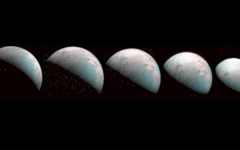 Jupiter Moon Ganymede North Pole