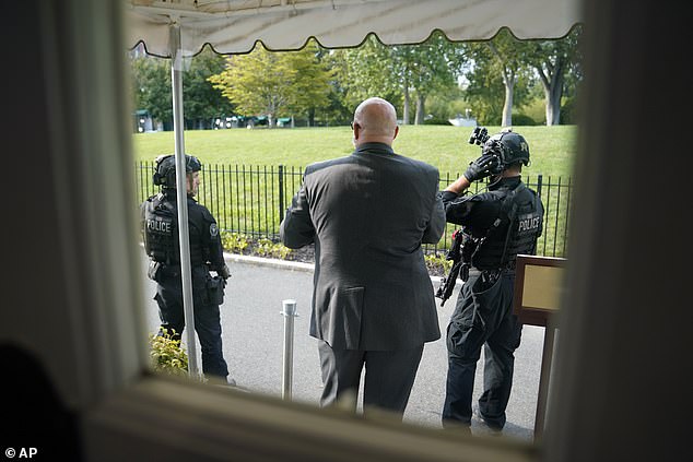 Law enforcement locked down the White House