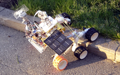 Student Rover Explores The Backyard In Tribute