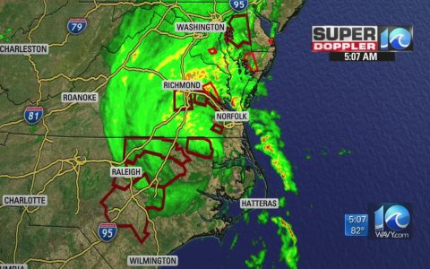 Isaias live updates: Tornado warnings, power outages as tropical storm heads into Hampton Roads