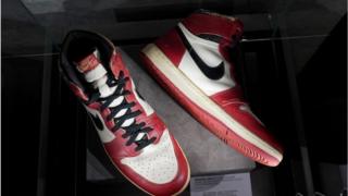 Michael Jordan wore the Nike Air Jordan 1 sneakers for a memorable exhibition game in 1985
