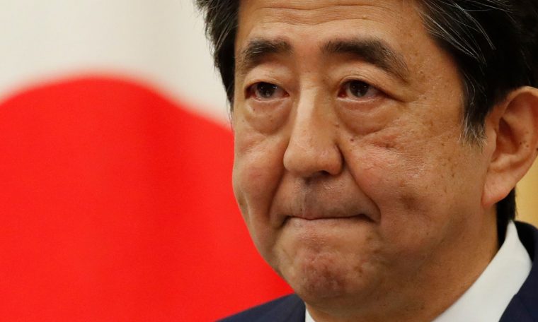 Japan's Prime Minister Shinzo Abe speaks at a news conference in Tokyo, Japan May 25, 2020. REUTERS/Kim Kyung-Hoon/Pool