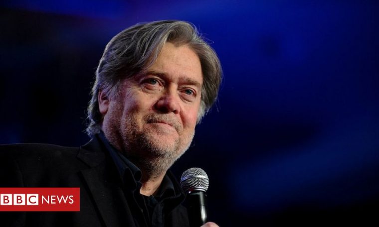 Steve Bannon charged with fraud over Mexico wall funds