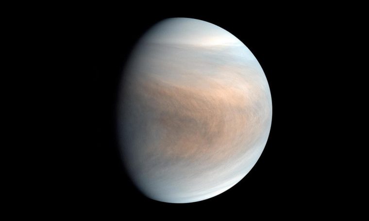The head of Russia's space agency has declared Venus a "Russian planet."