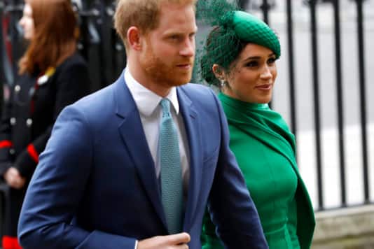 File - This Monday, March 9, 2020 file photo, Britain's Harry and Meghan Dick and the Duchess of Sussex arrive in London to attend the annual Commonwealth Day service at Westminster Abbey.  Prince Harry has paid 4 2.4 million (3. 2.2 million) to British taxpayers who used to renovate his and his wife Meghan's home when he relinquished royal responsibilities.  On Monday, September 7, 2020, a spokesman Harry contributed to the royal family's public money, governing grant.  (AP Photo / Christy Wigglesworth, file)