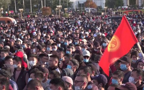 Kyrgyz election: Protests erupt in Parliament over allegations of bullying