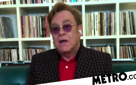 Sir Elton John considered it convenient to live in a 'nice house' during the lockdown