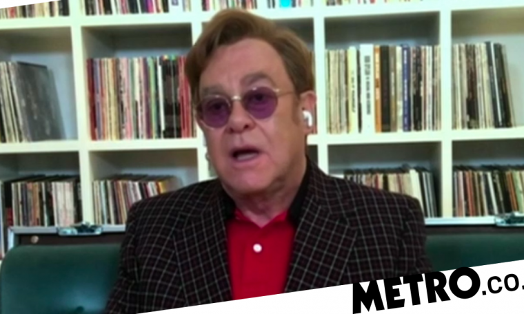 Sir Elton John considered it convenient to live in a 'nice house' during the lockdown