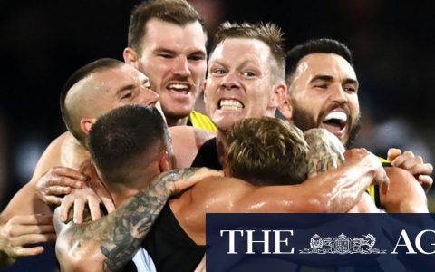 The Richmond Tigers did it the hard way to win their third flag in four years