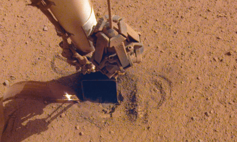 Hell, Insight's heat probe is now completely buried on Mars