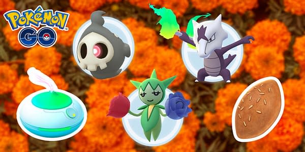 Day of the Dead promotional images for Pokemon Go.  Credit: Nintendo