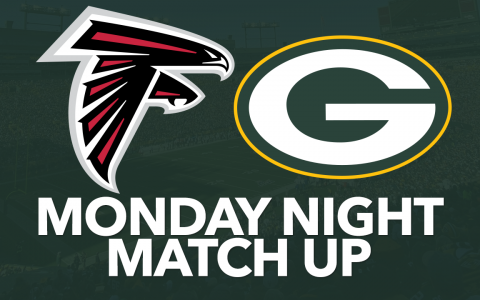 The Green Bay Packers led the Falcons 27-16 in 4 with a score of 1