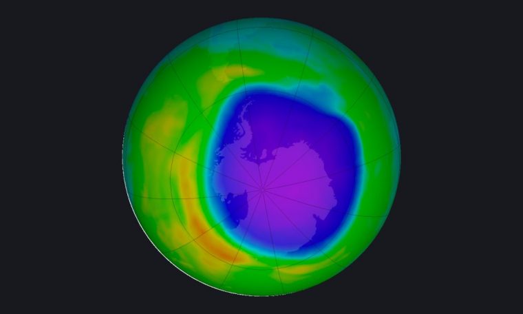 The ozone hole over Antarctica in 2020 has become much deeper and wider