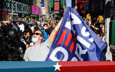 US election results: Cheers and tears in the streets in response to Biden's victory.  World News