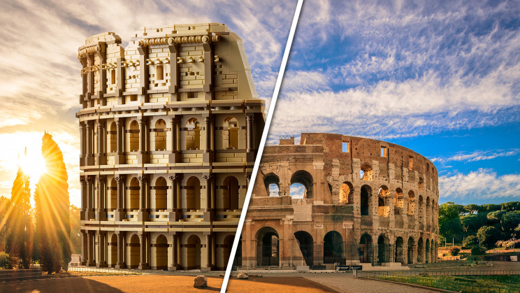 This Lego Roman Colosseum set is the largest ever with 9,036 pieces