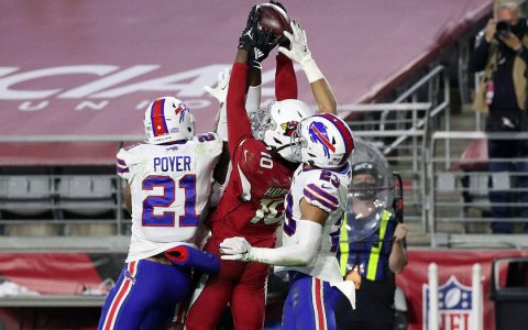 Cardinals WR Diender Hopkins joins 'Madden 99 Club' after Hale Mary's catch