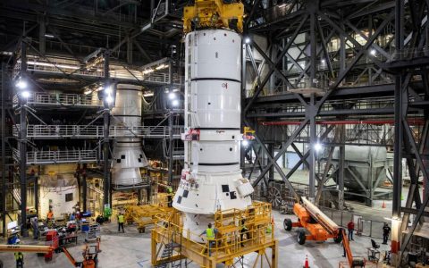 NASA began collecting rockets for the Artemis Moon mission