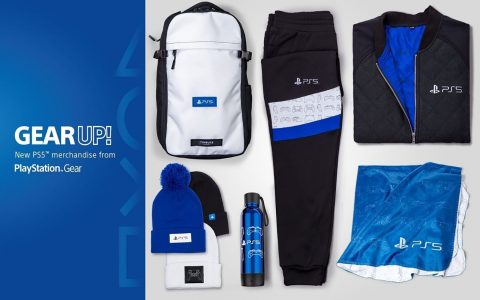 Displays quantitative responses such as Sony PS5 branded clothing