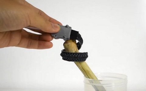 See an elephant-inspired robotic gripper that picks up a grape as a pro