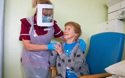 First vaccinated in UK, 91-year-old woman receives second dose