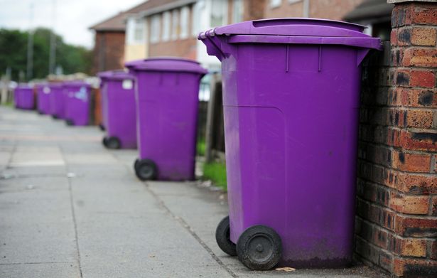 Purple boxes in Liverpool