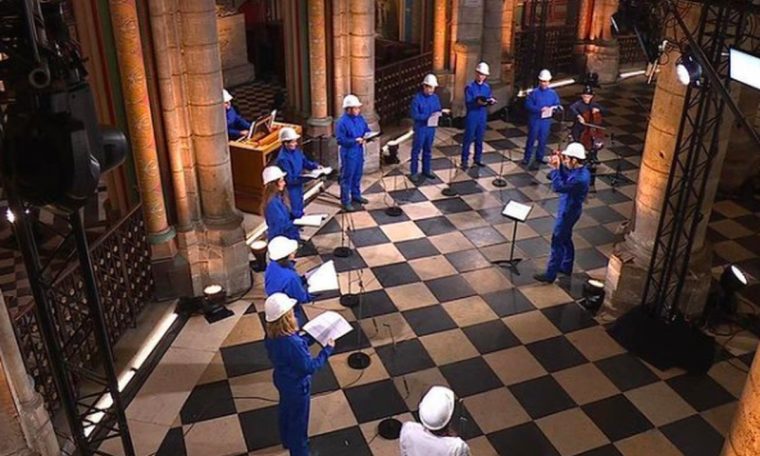 World receives first Christmas concert after fire at Notre-Dame Cathedral 2019