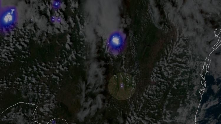 Meteor falls to Earth in Bahia region on Saturday, January 2, 2021 - NOAA / Nasa - NOAA / Nasa