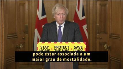 British premier says coronavirus version may be more lethal